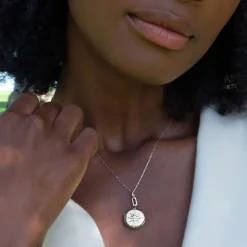 Adventure Compass Locket Necklace