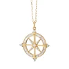 Adventure Diamond Compass Necklace