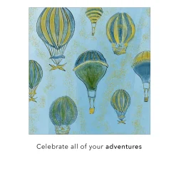 Adventure Hot Air Balloon Charm Necklace