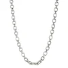 Audrey Link Charm Necklace in Sterling Silver