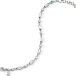 Baguette & Round Sapphire Tennis Bracelet