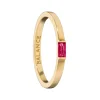Balance Ruby Poesy Stackable Ring