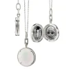 Brooke Slim Sterling Silver Locket Necklace