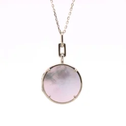 Brooke Slim Sterling Silver Locket Necklace