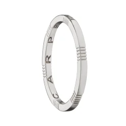 Carpe Diem Striped Poesy Sterling Silver Stackable Ring