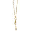 20" "Design Your Own" Large Link 18K Gold Charm Chain Necklace, 2 Charm Stations
