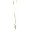 30" "Design Your Own" Small Link 18K Gold Charm Chain Necklace, 3 Charm Stations