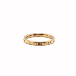 Dorothy Poesy Stackable Ring