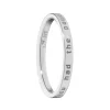 Dorothy Poesy Sterling Silver Stackable Ring