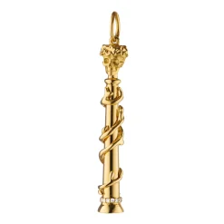 Electra Skull and Heart Column Charm with Diamonds