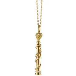 Electra Skull and Heart Column Charm with Diamonds