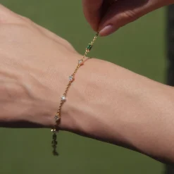 Fancy Cut Staggered Diamond Tennis Bracelet
