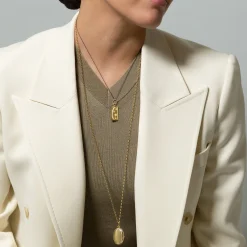 Four Image "Luxe" 18K Gold Locket Necklace