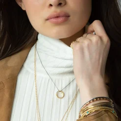 Frankie Delicate Black Steel Chain