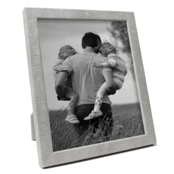 Grey Leather Embossed Stingray Photographer's Molding Frame