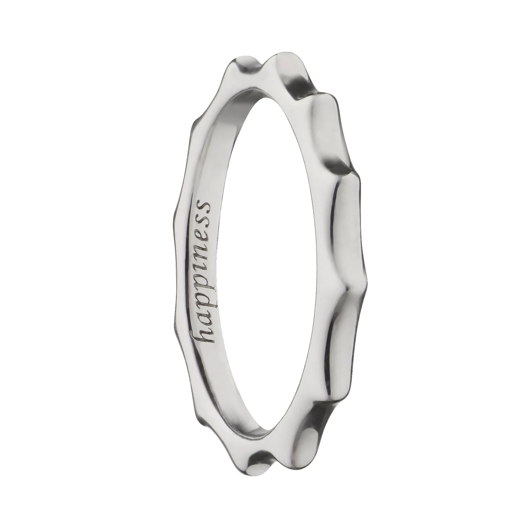 Happiness Sun Poesy Stackable Ring
