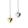 Heart of Gold Two-Tone Charm Necklace