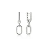 Infinity Sterling Silver Drop Earrings