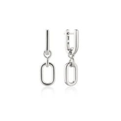 Infinity Sterling Silver Drop Earrings