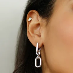 Infinity Sterling Silver Drop Earrings