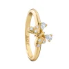 “Joy” 18K Gold Butterfly Stackable Ring