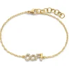 18K Gold and Diamond “OOF” Bracelet