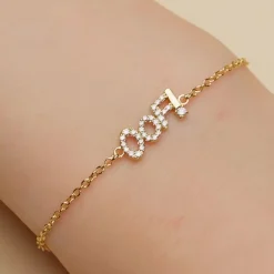 18K Gold and Diamond “OOF” Bracelet