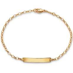 18K Yellow Gold Petite Poesy Bracelet