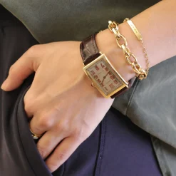 18K Yellow Gold Petite Poesy Bracelet