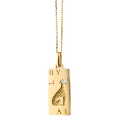 Loyal Dog 18K Gold Intaglio Charm