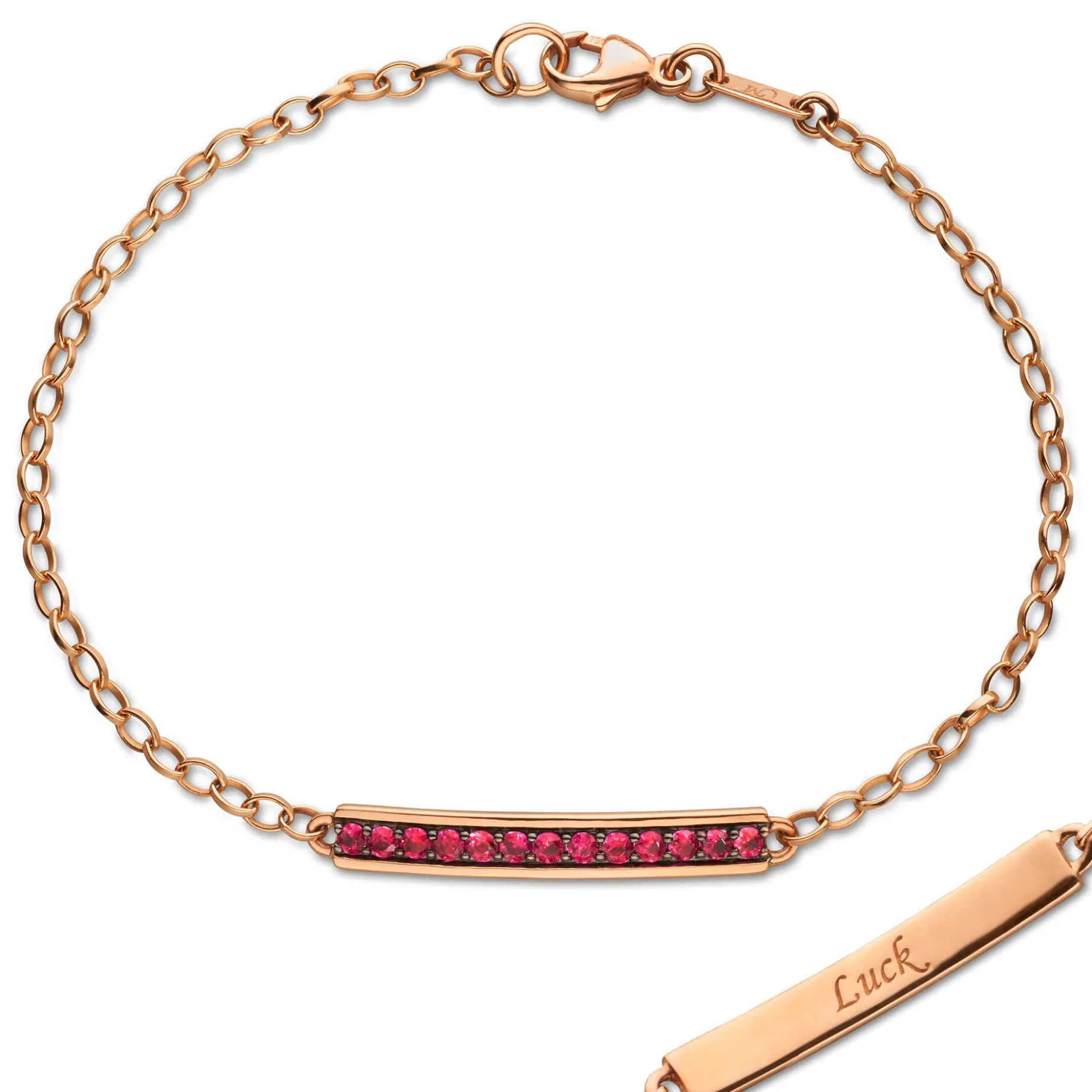 Luck Ruby Poesy Bracelet