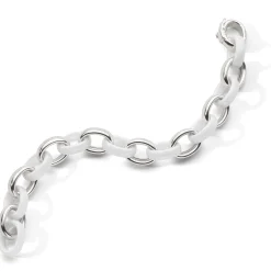 Marilyn White Ceramic Link Bracelet