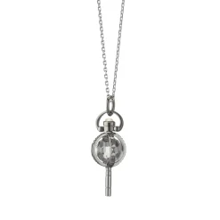 Mini "Carpe Diem" Sterling Silver Key