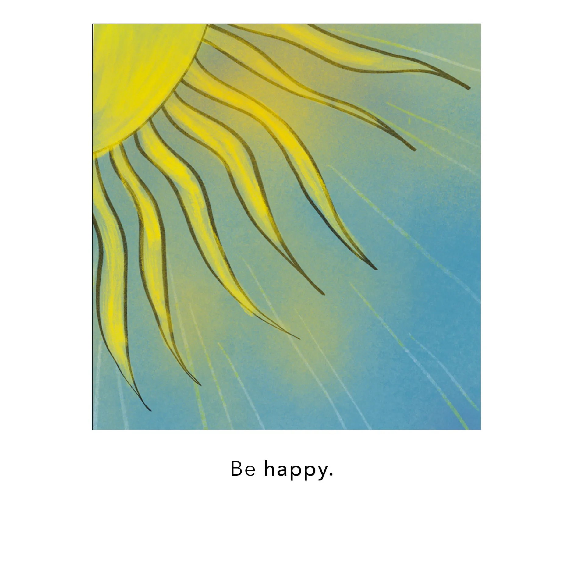 Mini Mother of Pearl Diamond "Happiness" Sun Charm