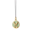Mini "Pisces" Enamel Vermeil Charm