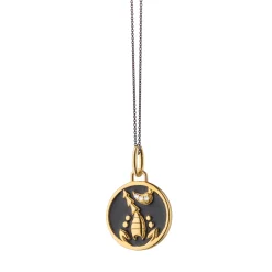 Mini "Scorpio" Enamel Vermeil Charm