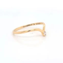 One of a Kind Poesy Stackable Diamond Ring