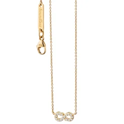 Pave Diamond Infinity Necklace