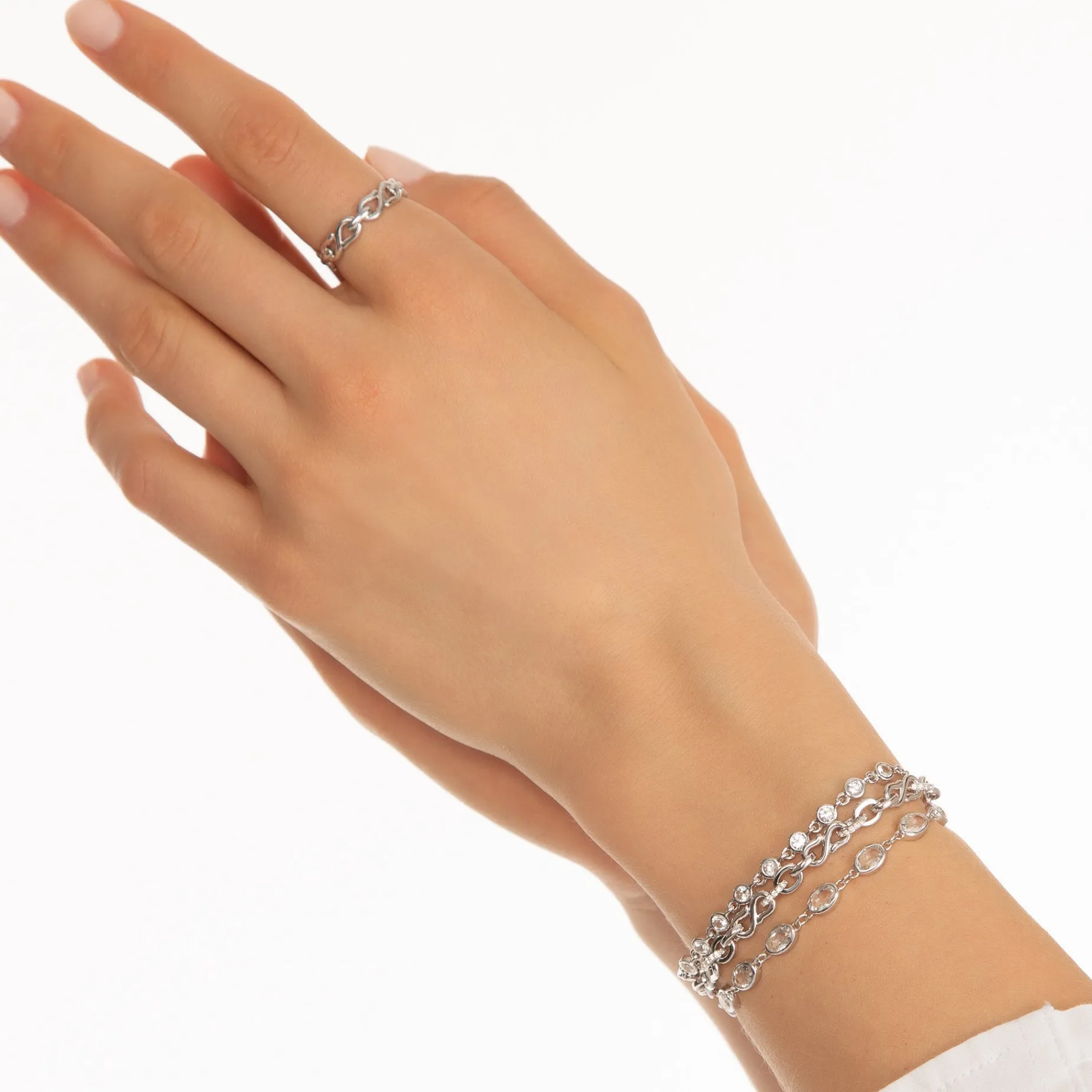 Pave Infinity Bracelet