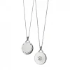 Paw Print Charm with Sapphires
