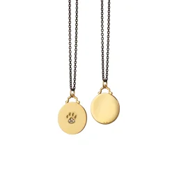 Paw Print Diamond Charm
