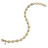Peridot Tennis Bracelet in 18K Gold