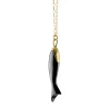 Perseverance Black Ceramic and 18K Gold Fish