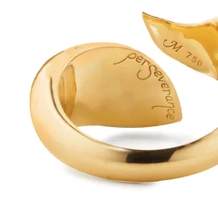 Perseverance Fish 18K Gold Ring