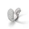 Perseverance Fish Pave Sapphire Sterling Silver Ring