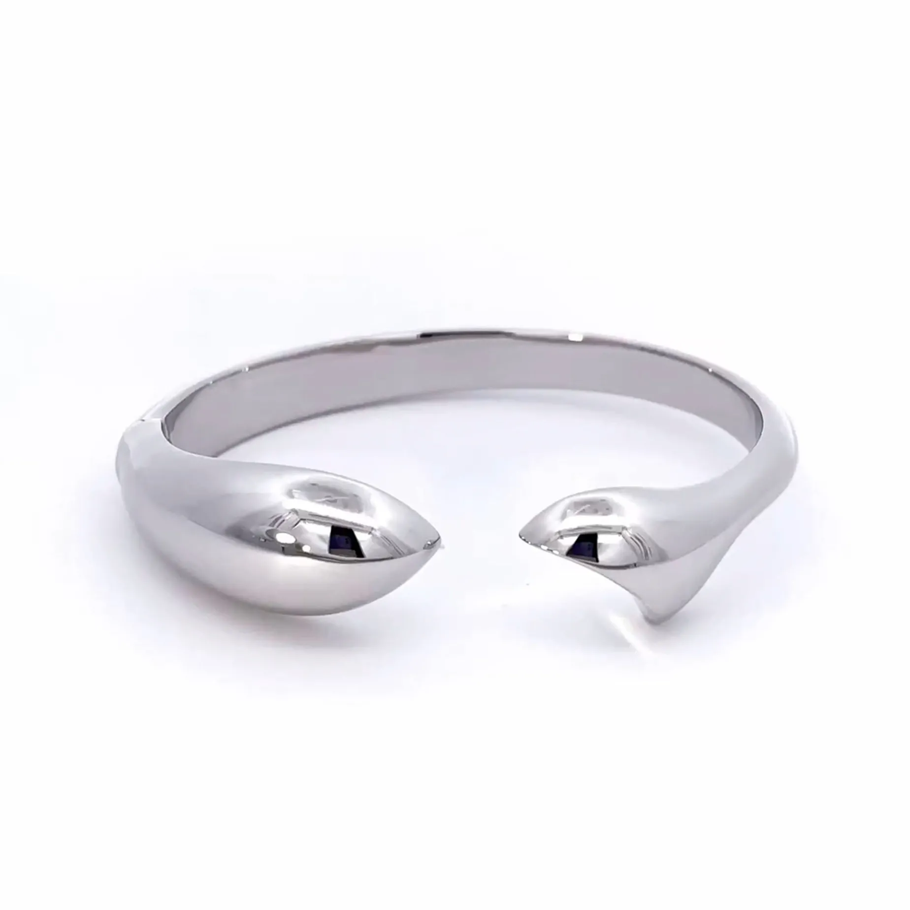Perseverance Fish Sterling Silver Cuff