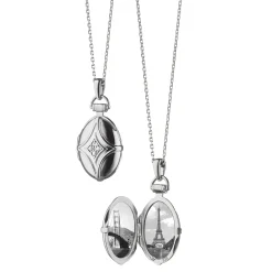 Petite Bridle Locket Necklace