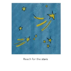 Petite Sapphire & Blue Topaz Star Necklace