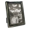 Photographers Molding Black and Cream Macassar Wood Frame