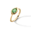 Points North Green Tourmaline Ring with Diamonds in 18K Gold